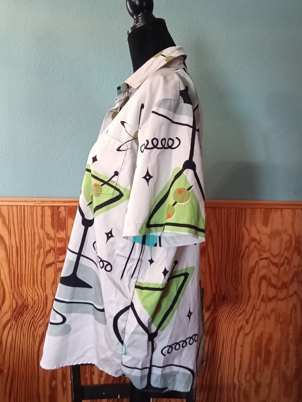 Mens Martini Button Down - Picture 2 of 4